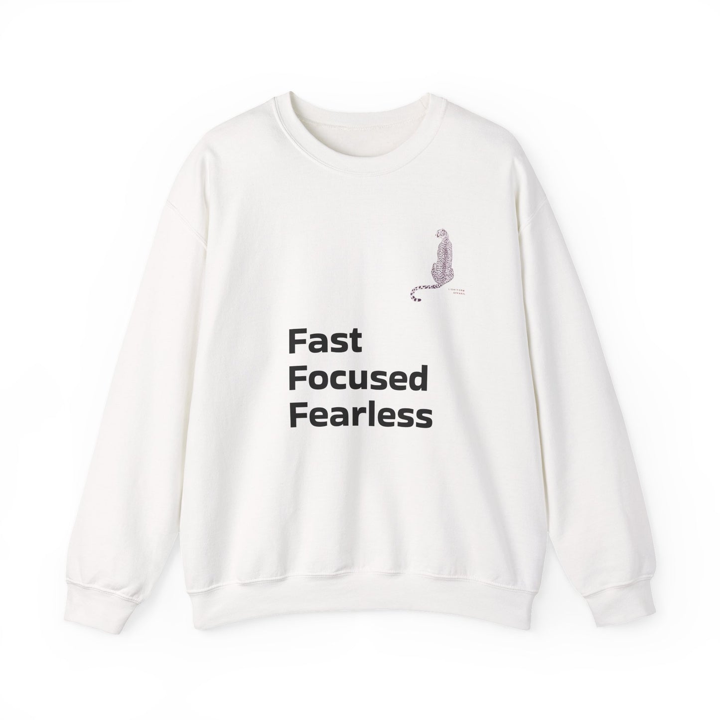 Chic Cheetah Print Crewneck Sweatshirt | Cozy Unisex Fashion, Animal Lover Gift, Casual Wear, Birthday, Holiday Apparel