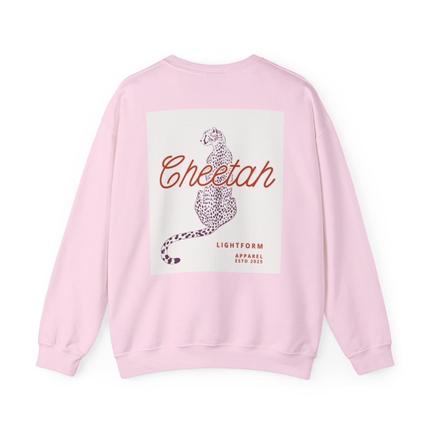 Chic Cheetah Print Crewneck Sweatshirt | Cozy Unisex Fashion, Animal Lover Gift, Casual Wear, Birthday, Holiday Apparel