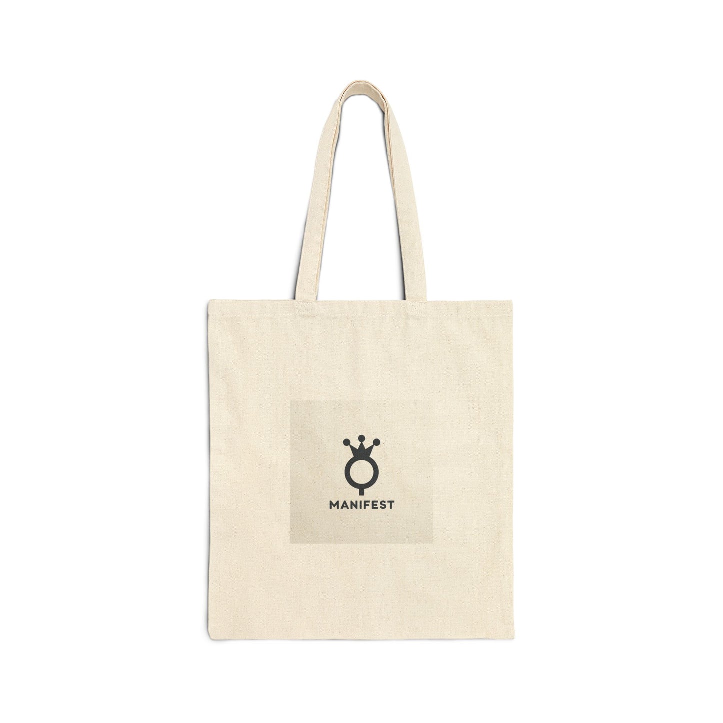 Manifest Cotton Canvas Tote Bag | Eco-Friendly Shopping Bag, Gift for Her, Reusable Tote, Travel Bag, Beach Bag